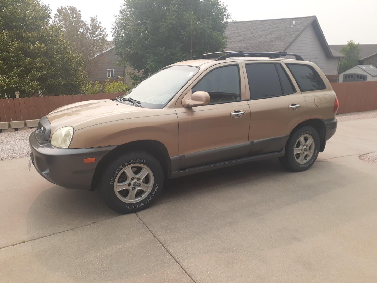 2003 Hyundai Santa Fe GLS (KM8SC73D93U) with an 2.7 V6 engine, Automatic transmission, located at 2015 Cambell Street, Rapid City, SD, 57701, (605) 342-8326, 44.066433, -103.191772 - CONSIGMENT VEHICLE CASH ONLY NO FINANCING CALL OR TEXT JEFF FOR MORE INFO 605-390-0478 - Photo#0